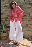 Hush Pillow Cotton Bandana B Boyfriend Shirt Miami Pink